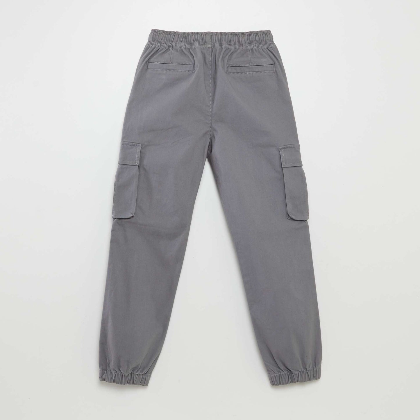 Pantalon stretch multipoches Gris lune