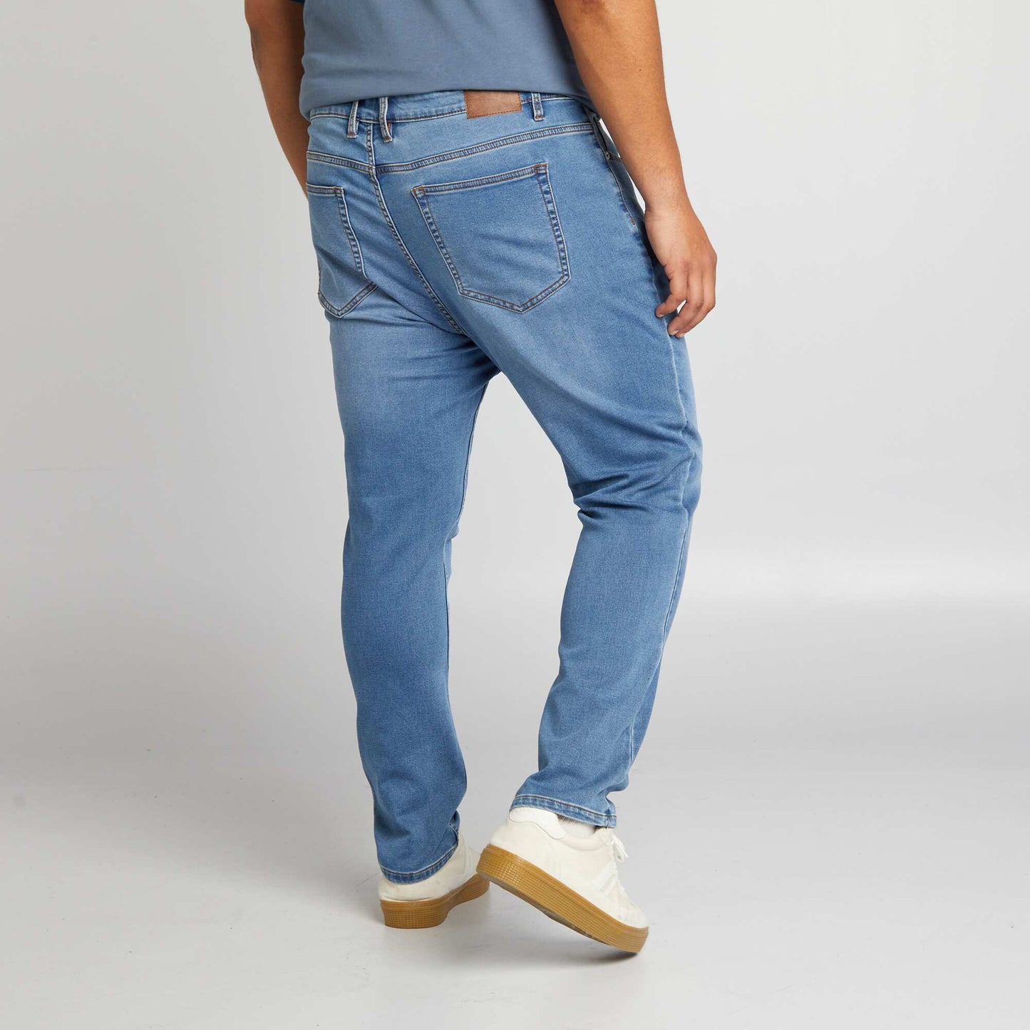 Jean slim stretch - L32 Bleu délavé