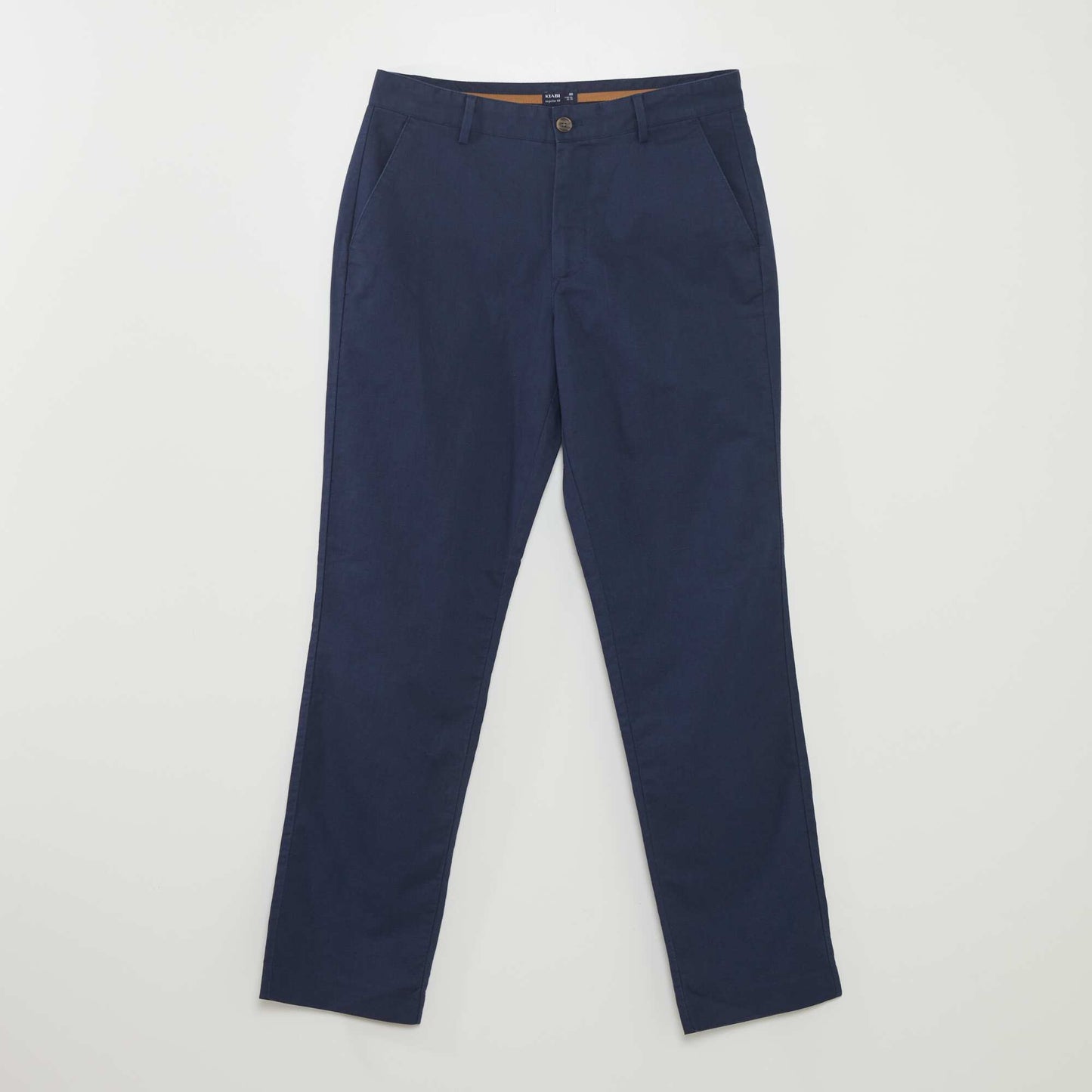 Pantalon chino droit Bleu marine