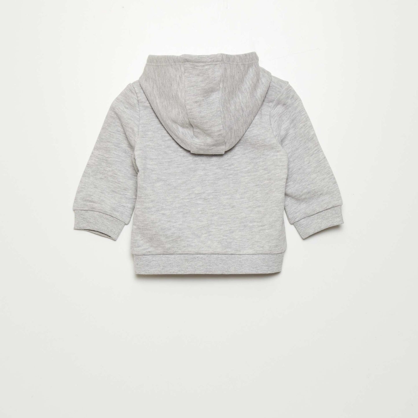 Sweat en molleton à capuche Gris