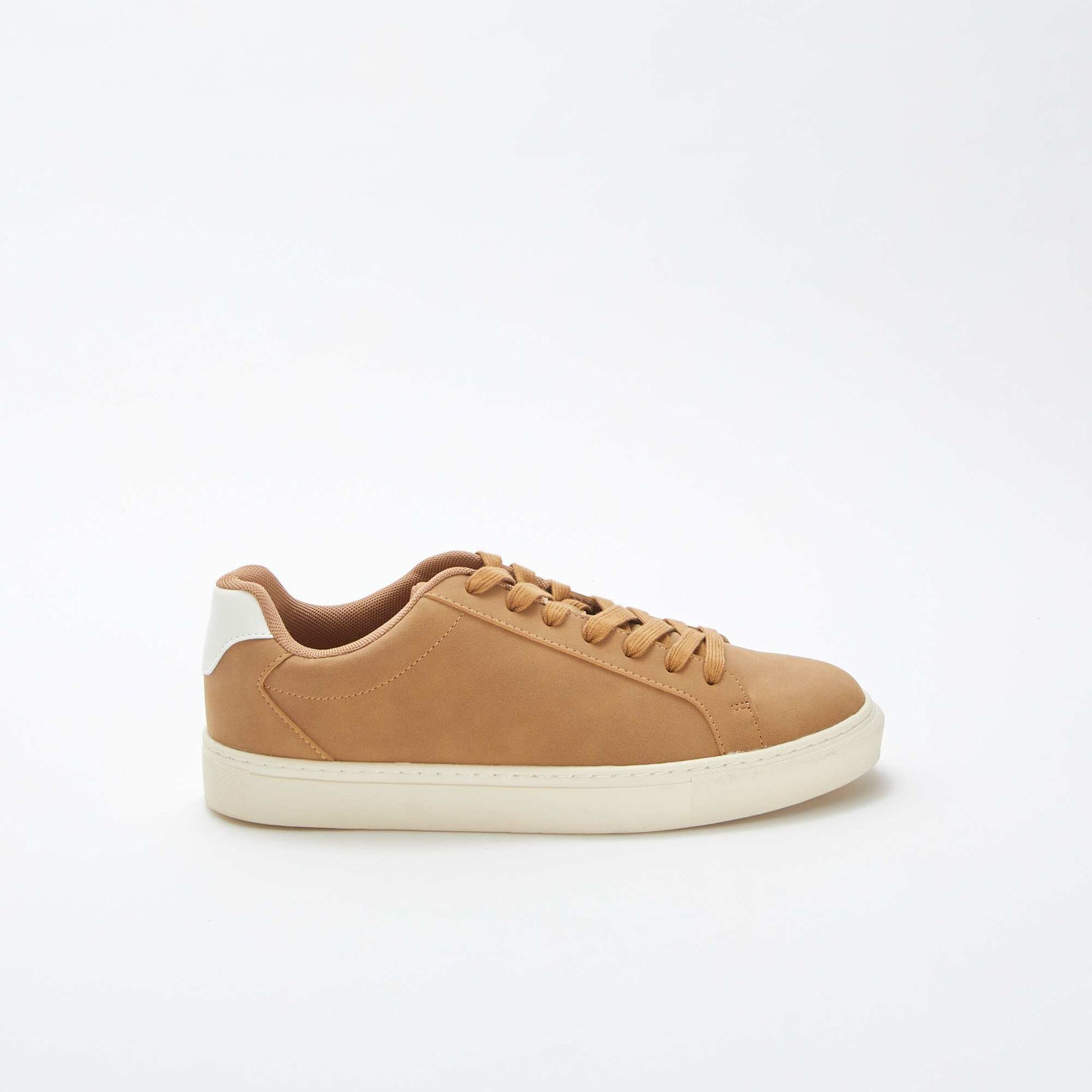 Baskets basses texturées BEIGE