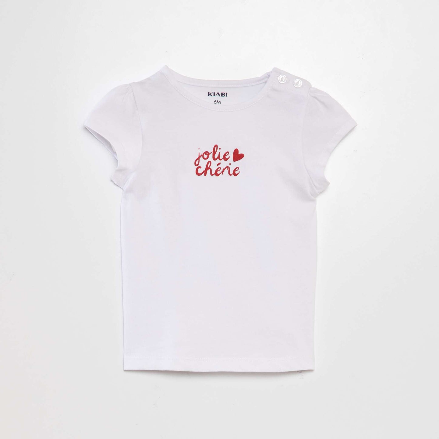 Tee-shirt imprimé message Blanc
