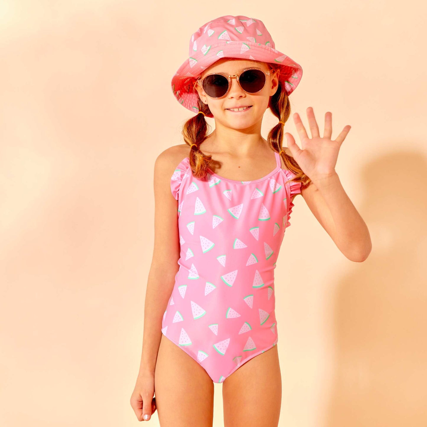 Maillot de bain croisé - 1 pièce Rose
