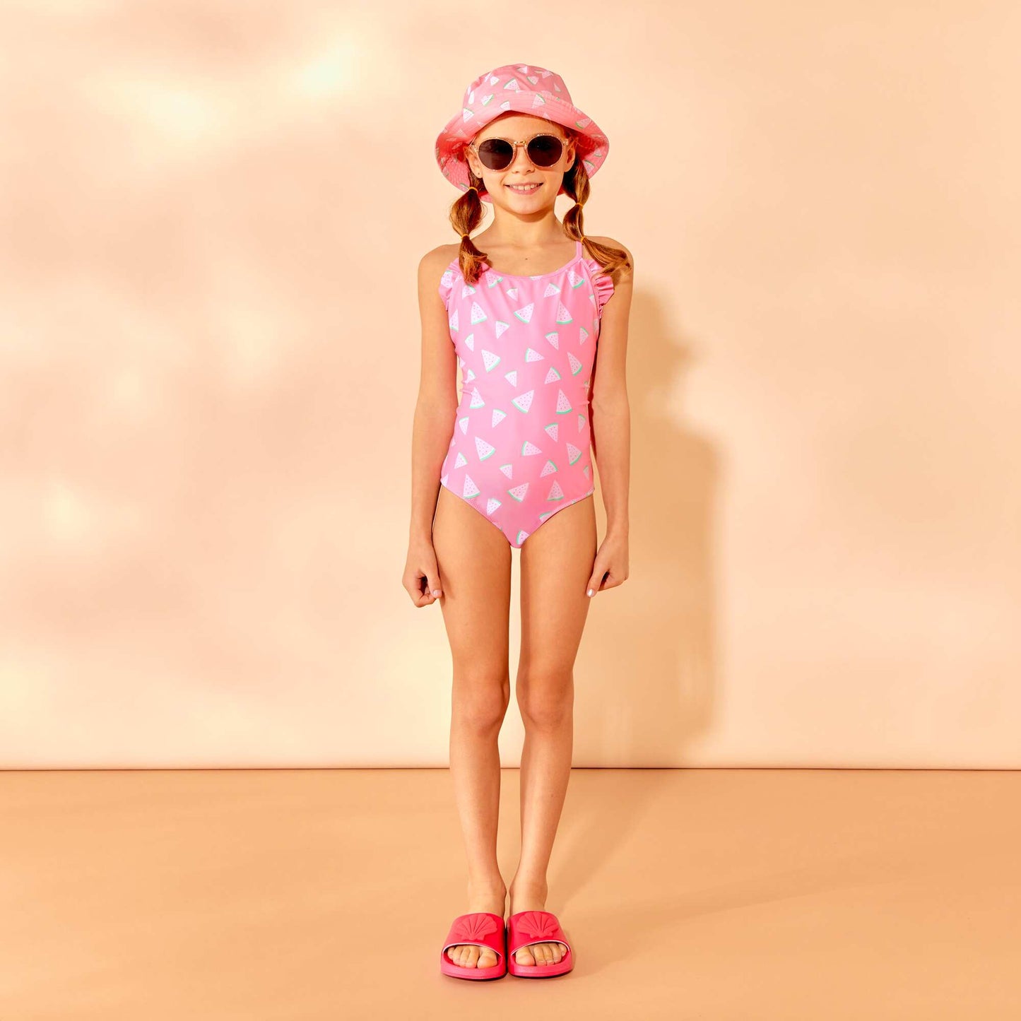 Maillot de bain croisé - 1 pièce Rose