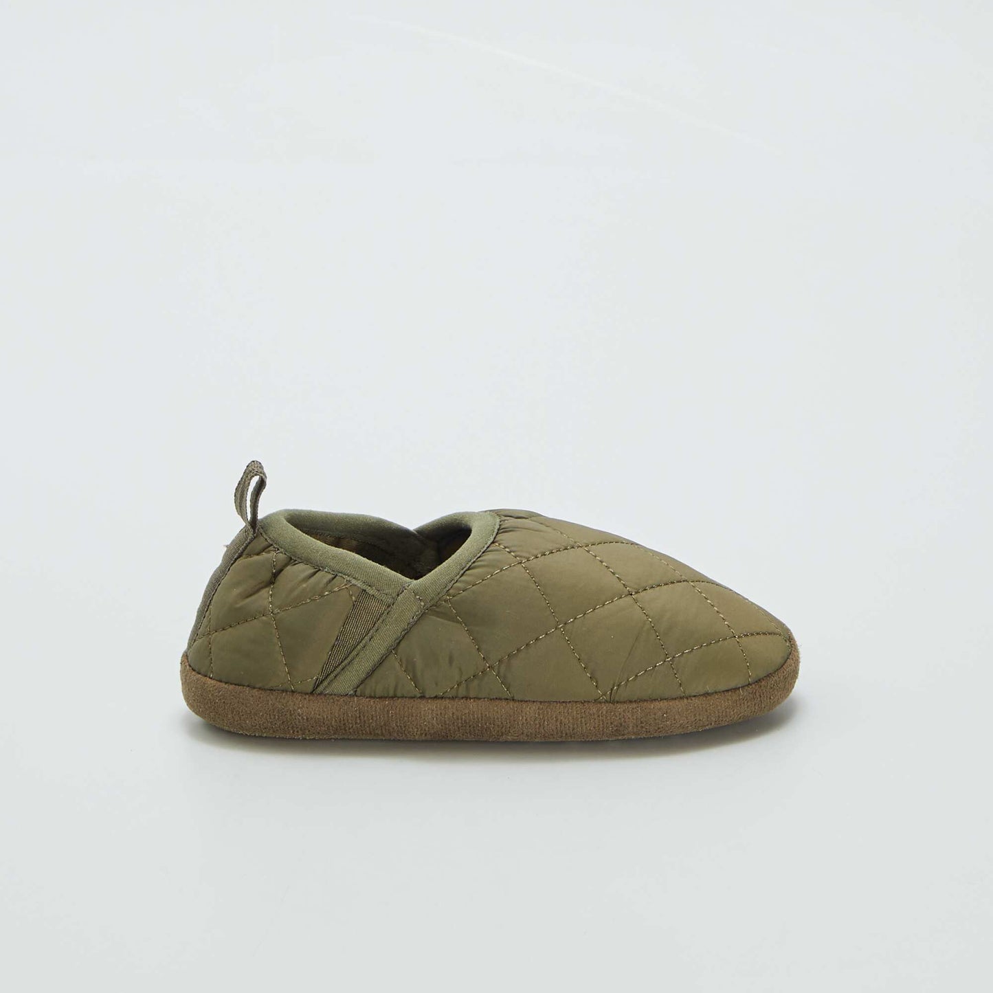Chaussons élastiques matelassés Kaki