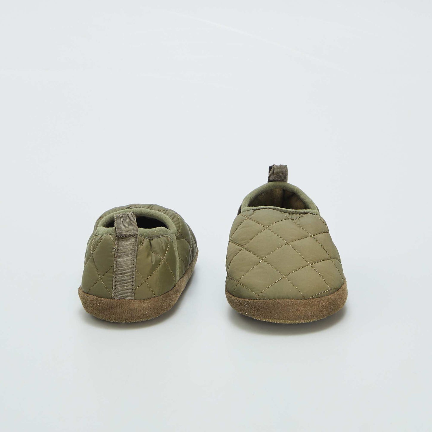 Chaussons élastiques matelassés Kaki