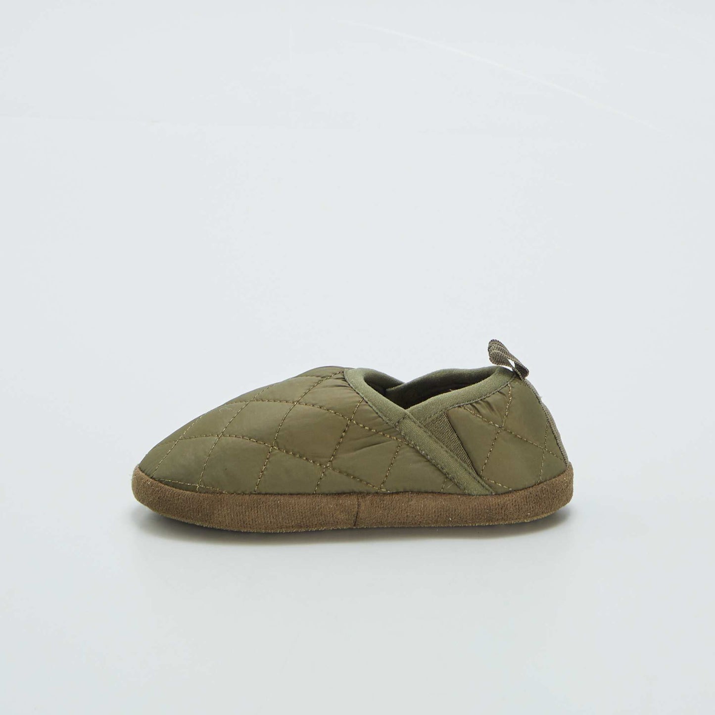 Chaussons élastiques matelassés Kaki