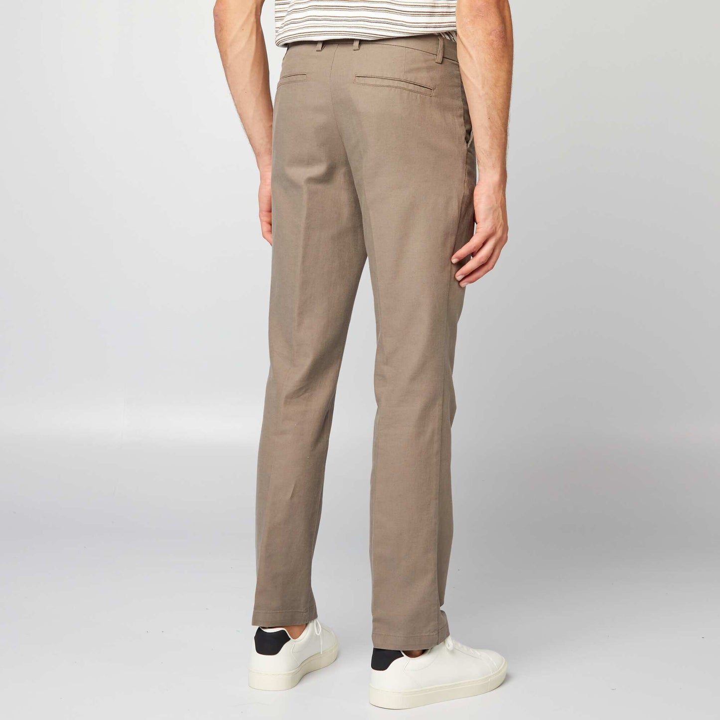 Pantalon de costume slim Beige