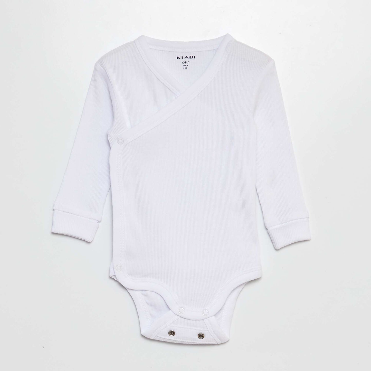 Lot de 3 bodies évolutif Blanc