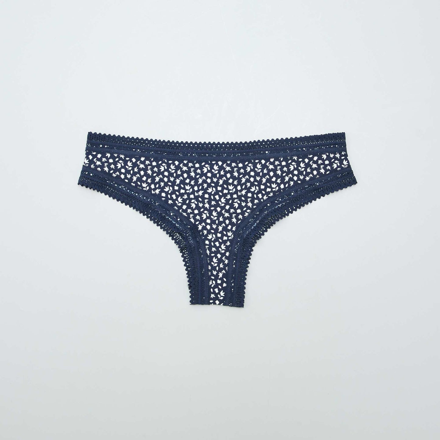 Lot de 3 tangas en microfibre imprimé VIOLET