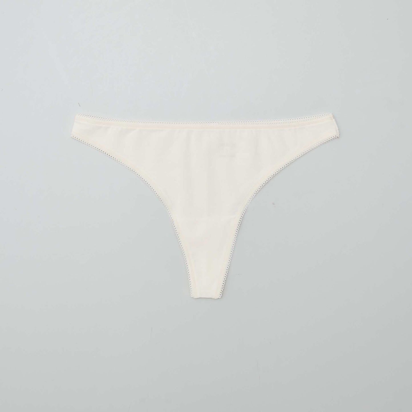 Lot de 3 tangas en coton BEIGE