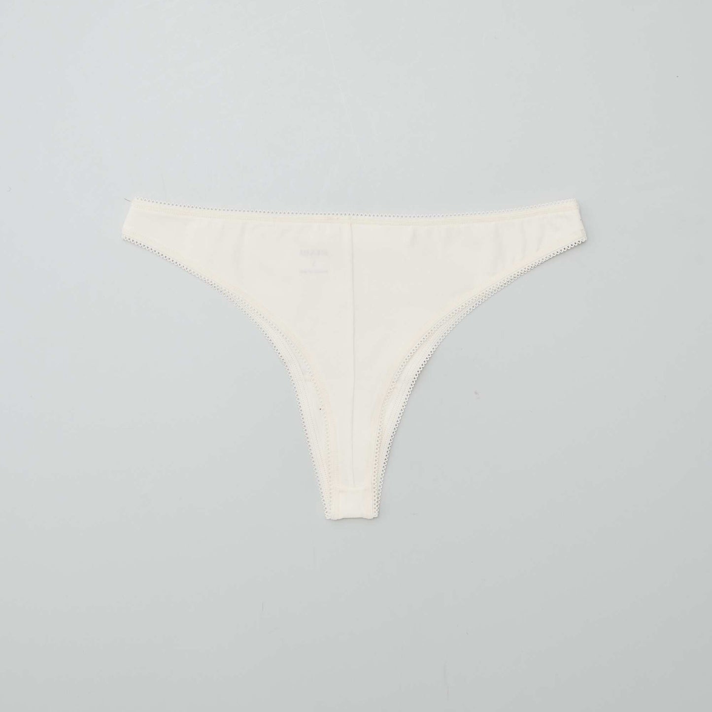 Lot de 3 tangas en coton BEIGE