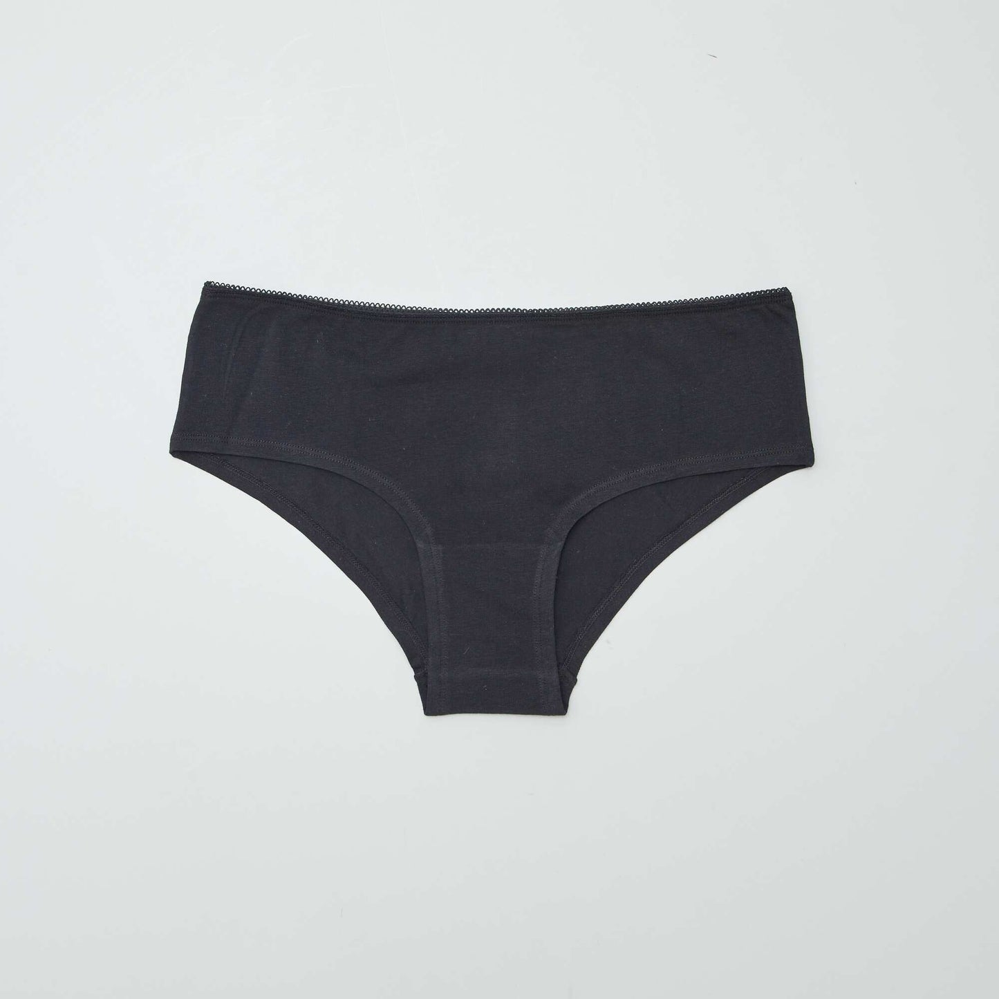 Lot de 3 shorties en coton beige/gris chiné/noir