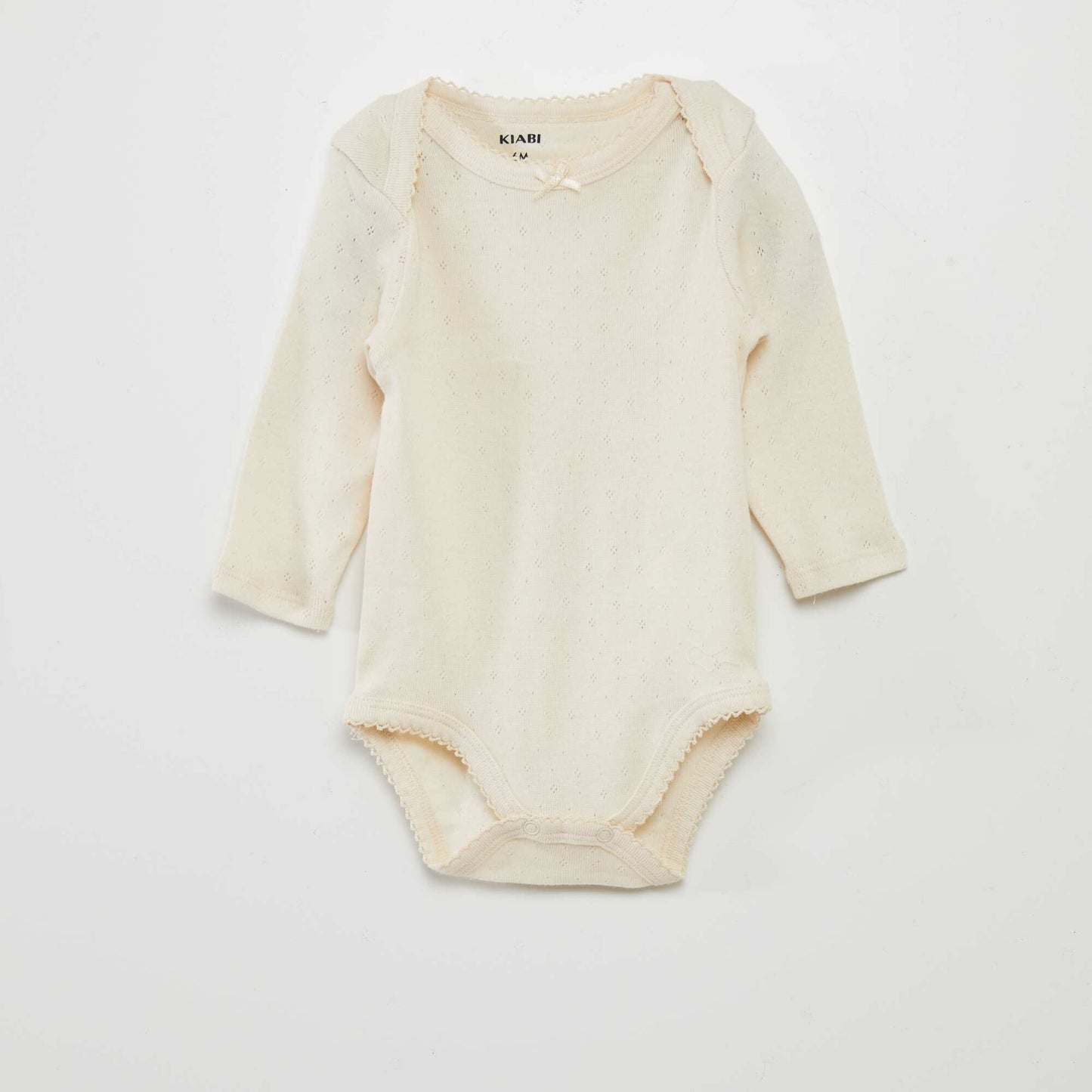 Body à manches longues et col US - Lot de 3 Beige /rose clair/foncé