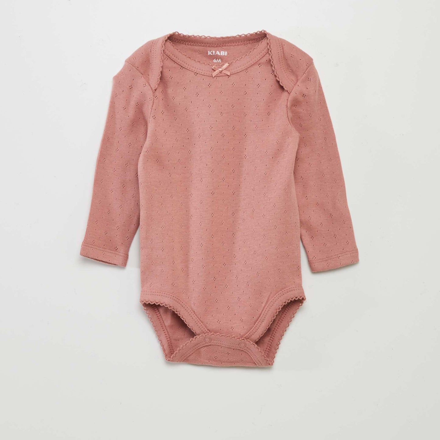 Body à manches longues et col US - Lot de 3 Beige /rose clair/foncé
