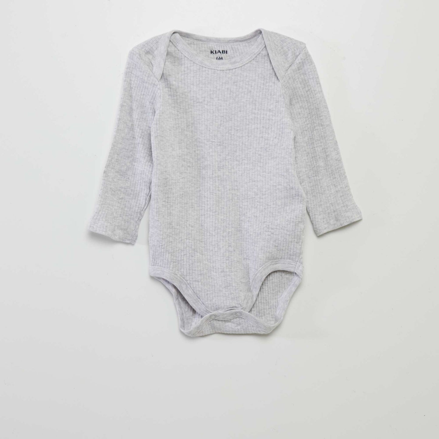 Body à manches longues et col US - Lot de 3 Bleu/gris