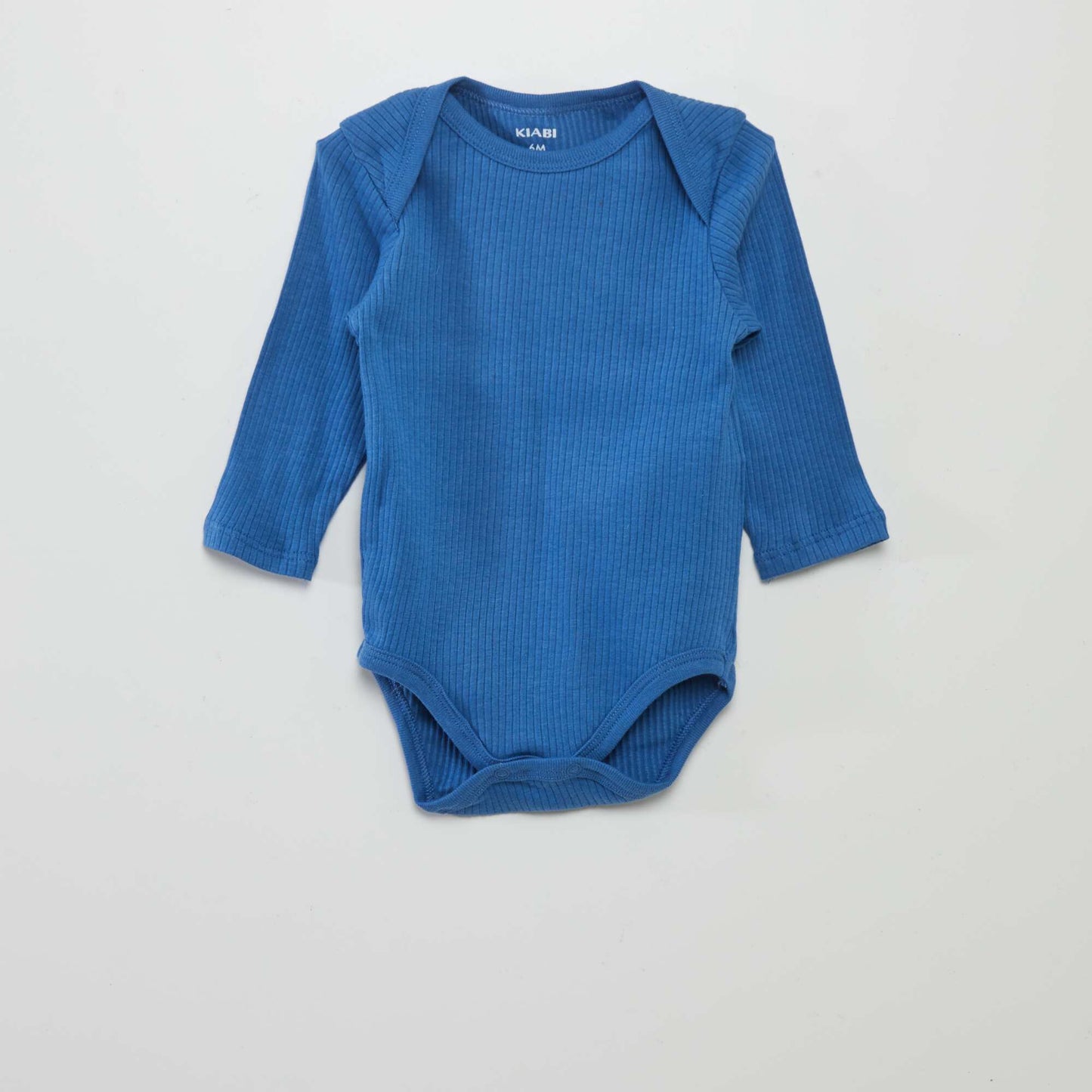 Body à manches longues et col US - Lot de 3 Bleu/gris