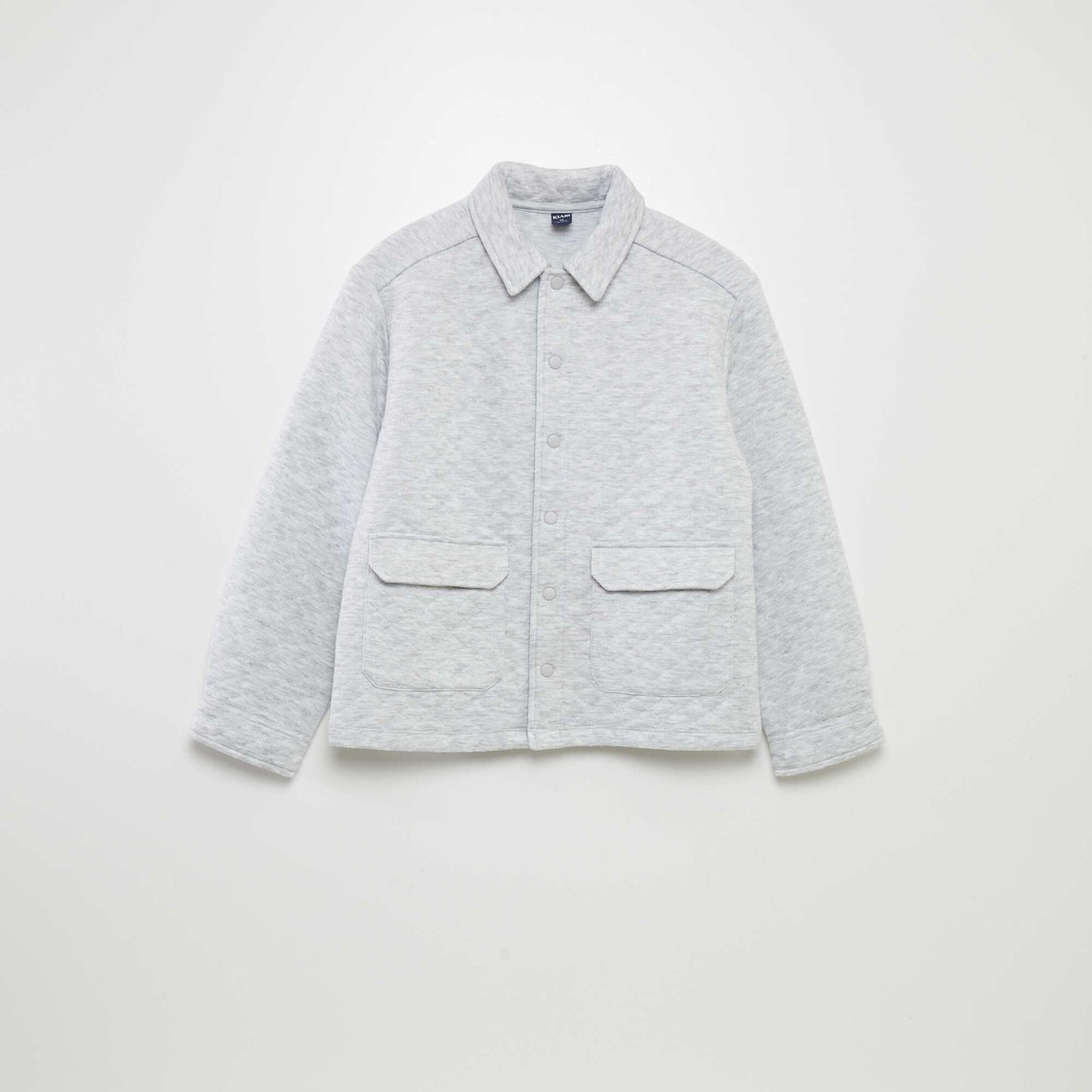 Chemise matelassée chaude Gris