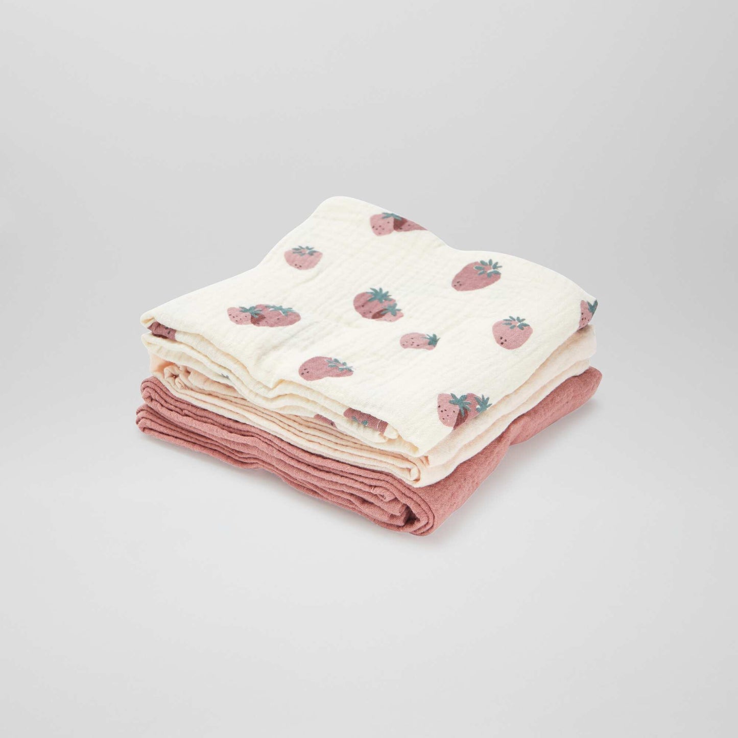 Lot de 3 langes BLANC