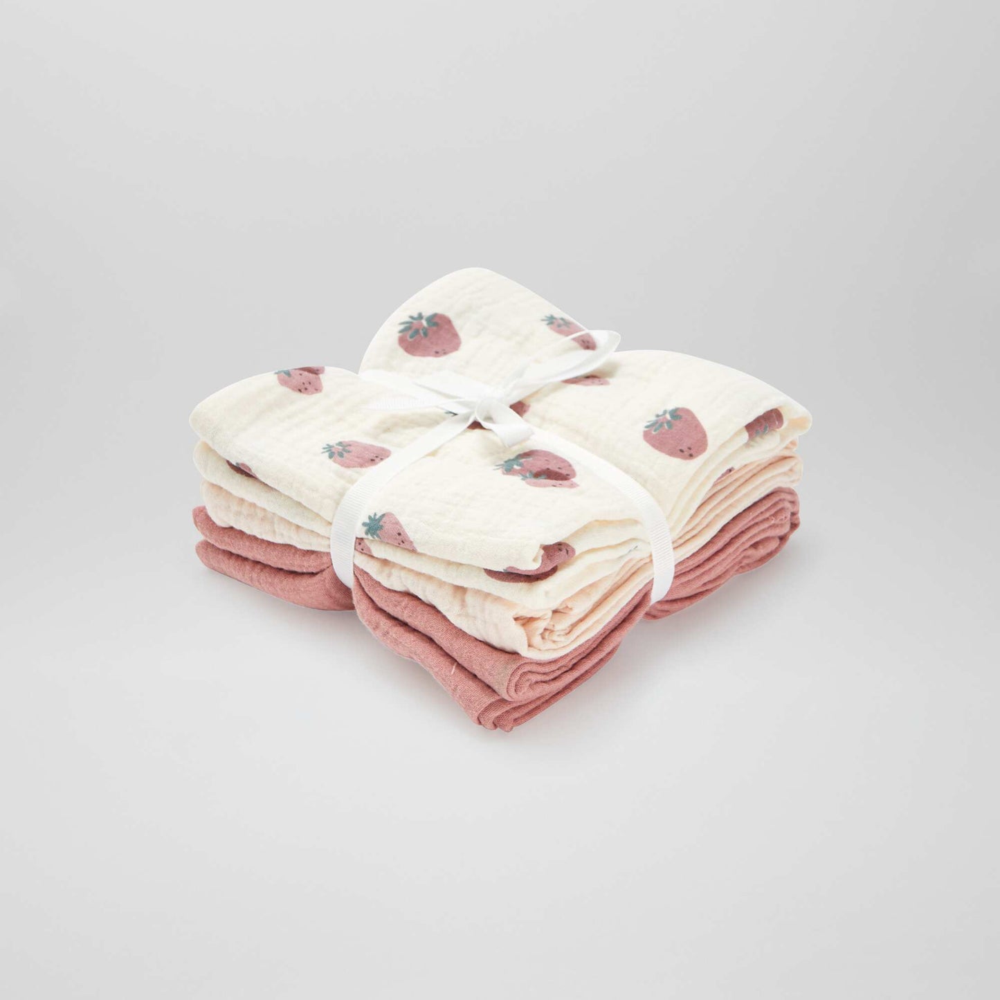 Lot de 3 langes BLANC