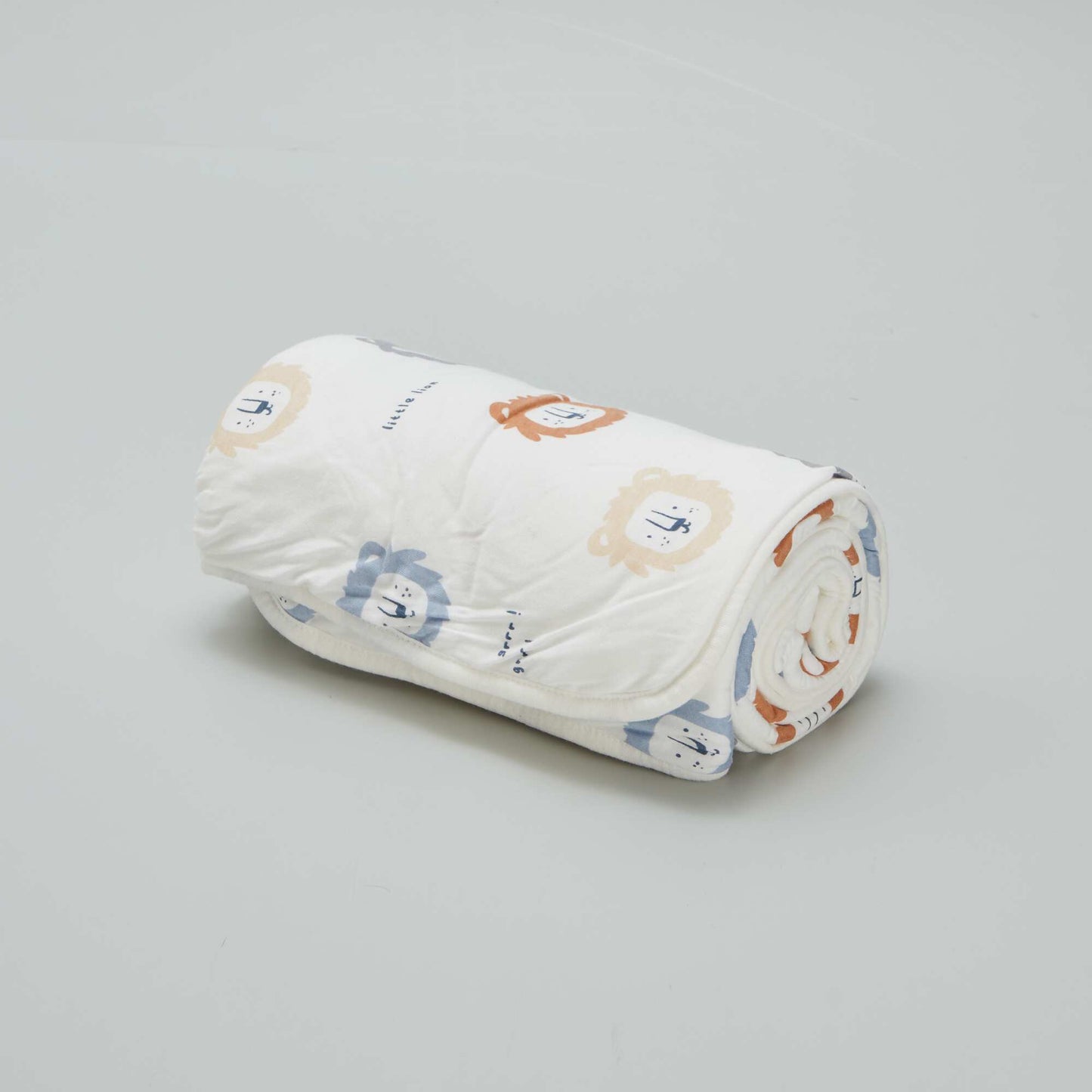 Couverture imprimé avec intérieur effet polaire Blanc