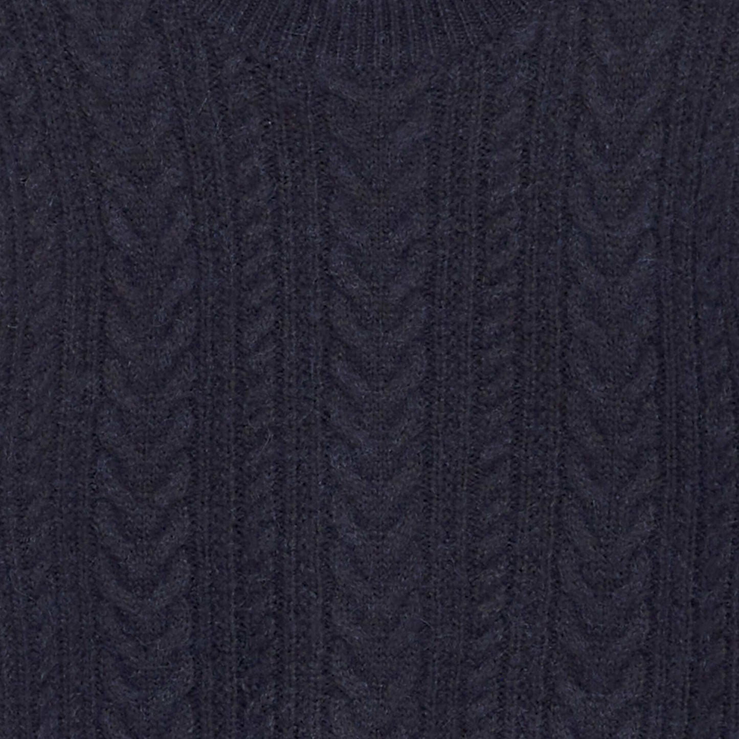 Pull en tricot col rond Bleu
