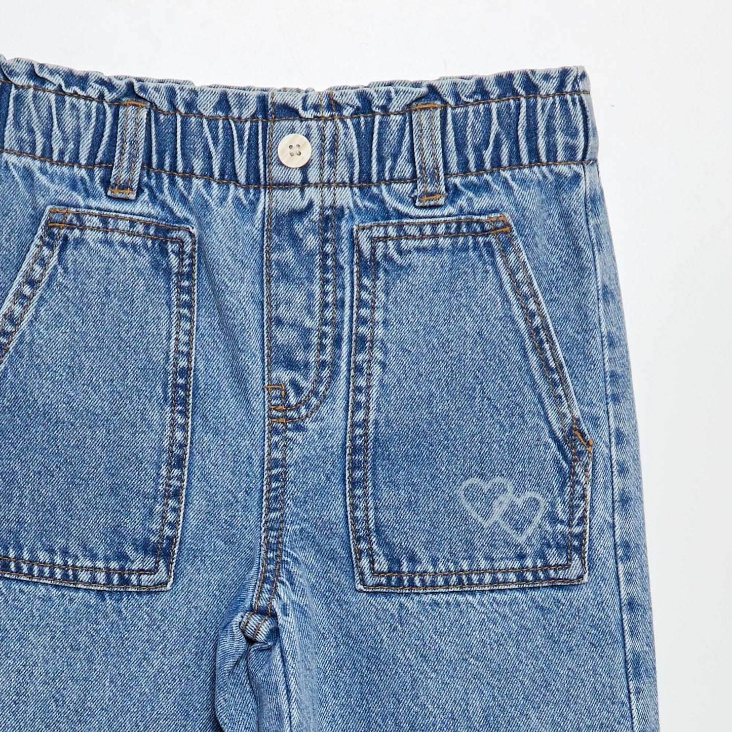 Jean wide leg Bleu