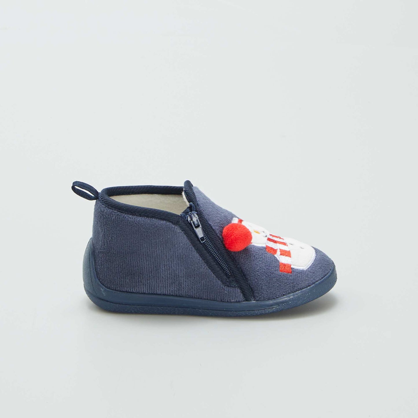 Chaussons bottillons de Noël Bleu