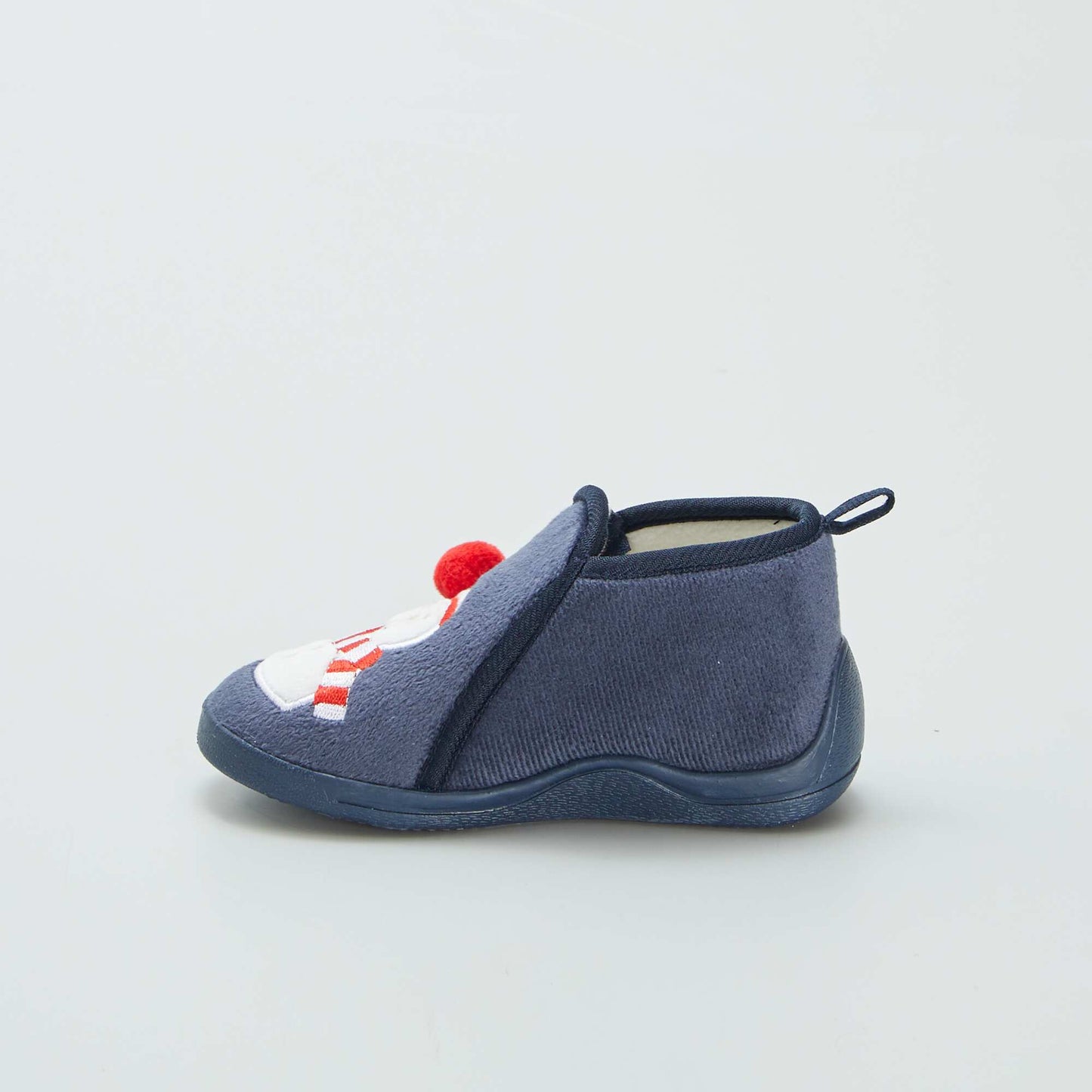 Chaussons bottillons de Noël Bleu