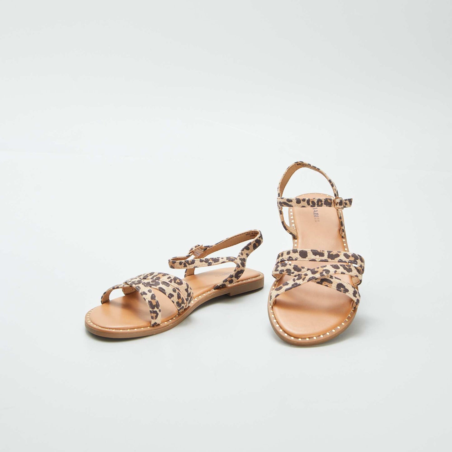 Sandales à brides léopard LéOPARD