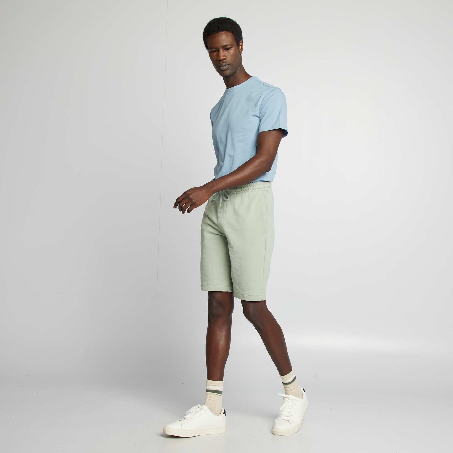Short de sport style jogger VERT