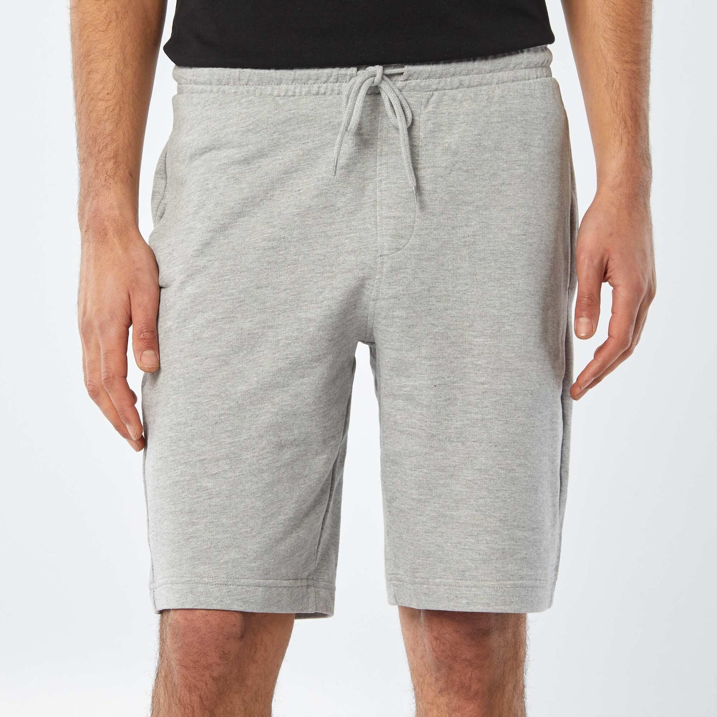 Short de sport style jogger GRIS CHINé