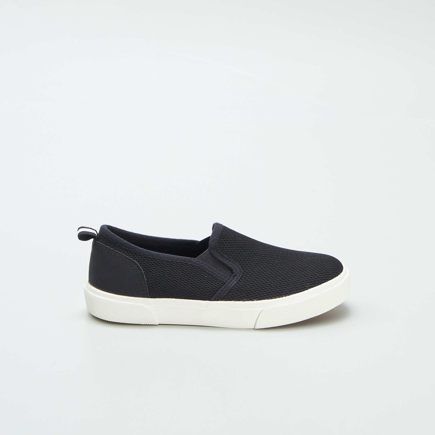 Baskets slip-on en tissu NOIR