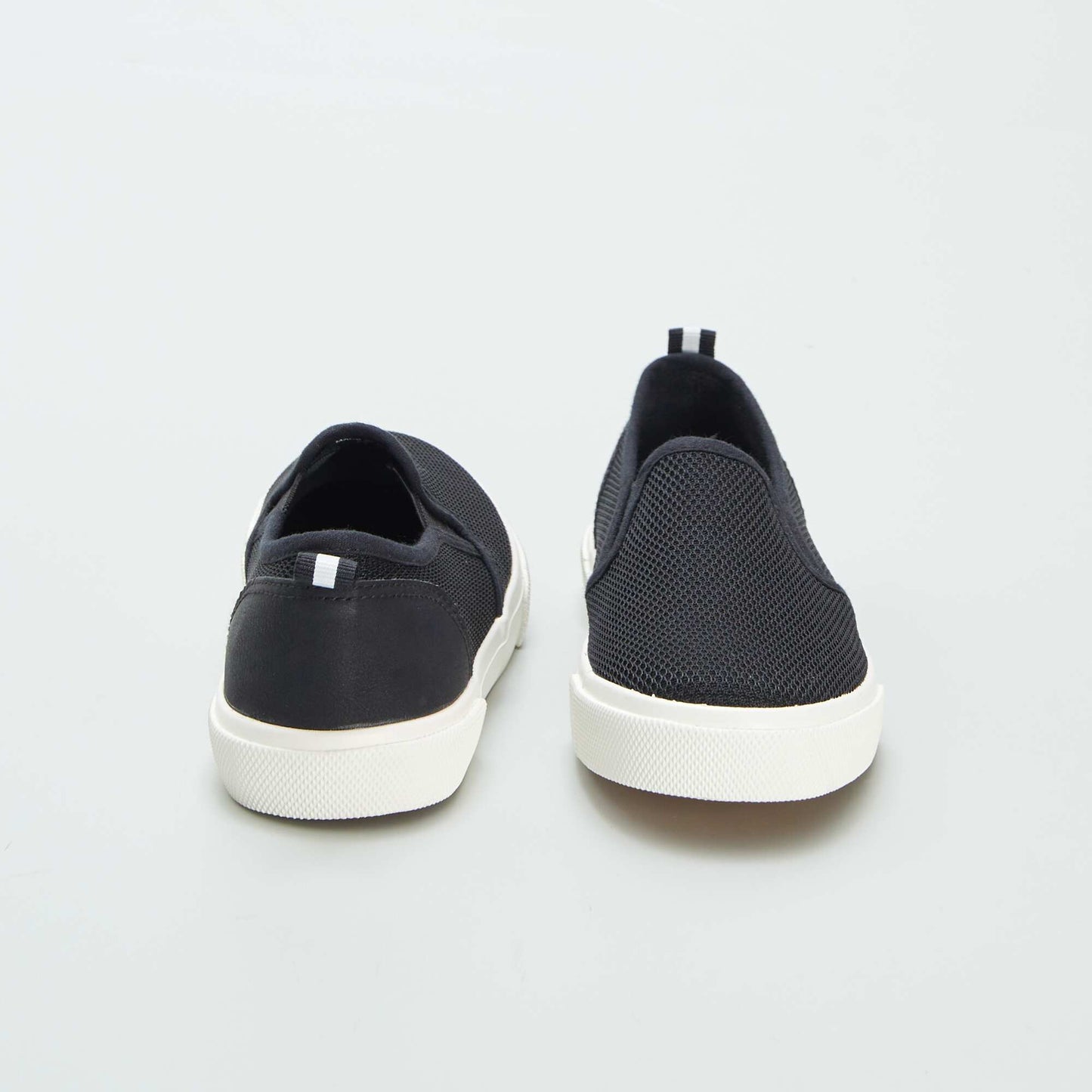 Baskets slip-on en tissu NOIR