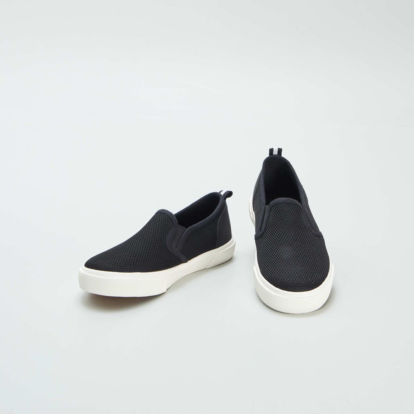 Baskets slip-on en tissu NOIR