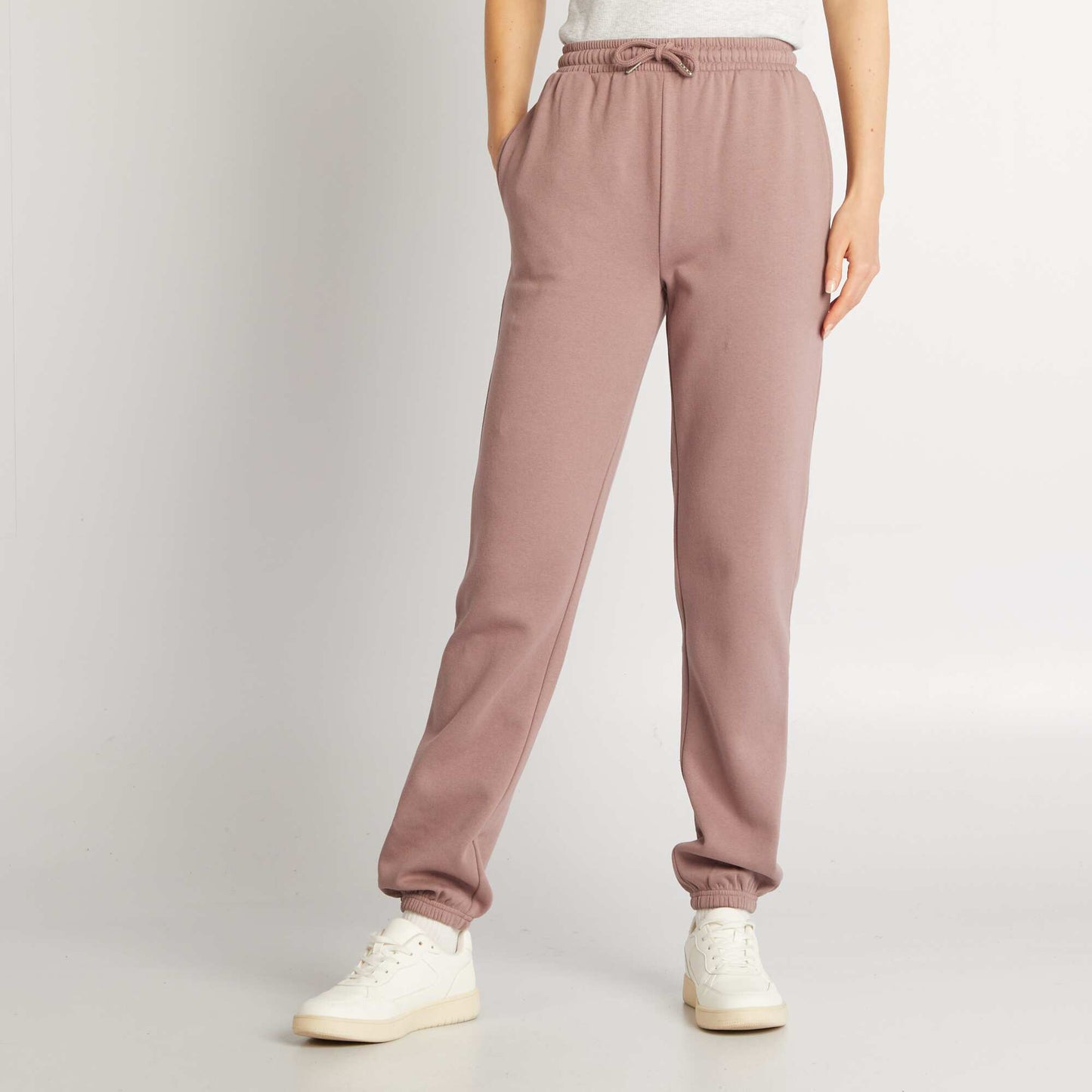 Jogging basique en molleton VIOLET