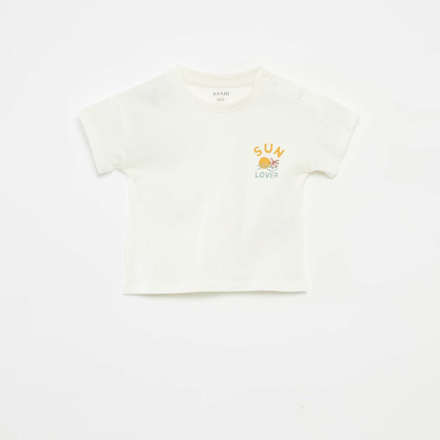 Ensemble short + t-shirt - 2 pièces BLANC