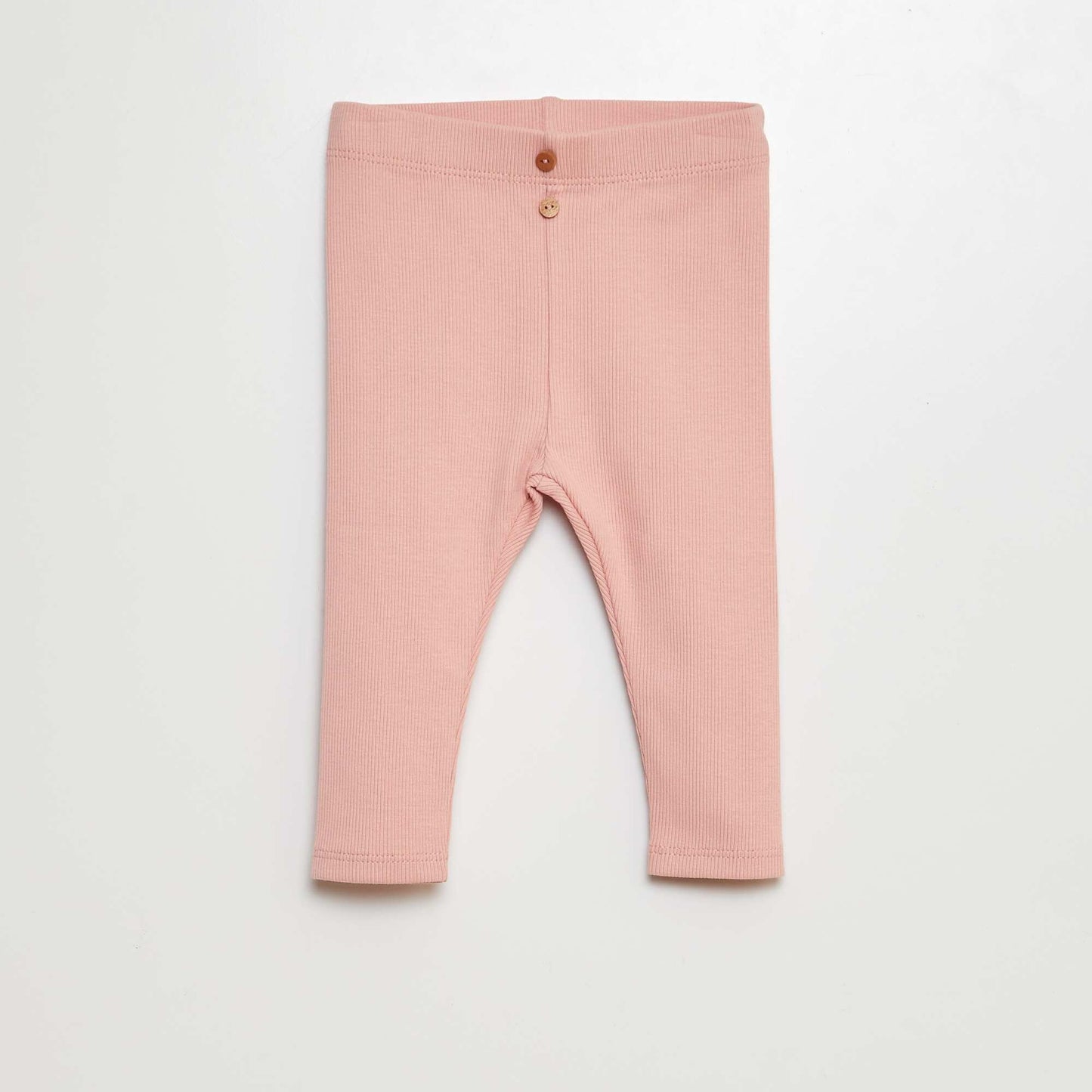Legging côtelé avec boutons ROSE