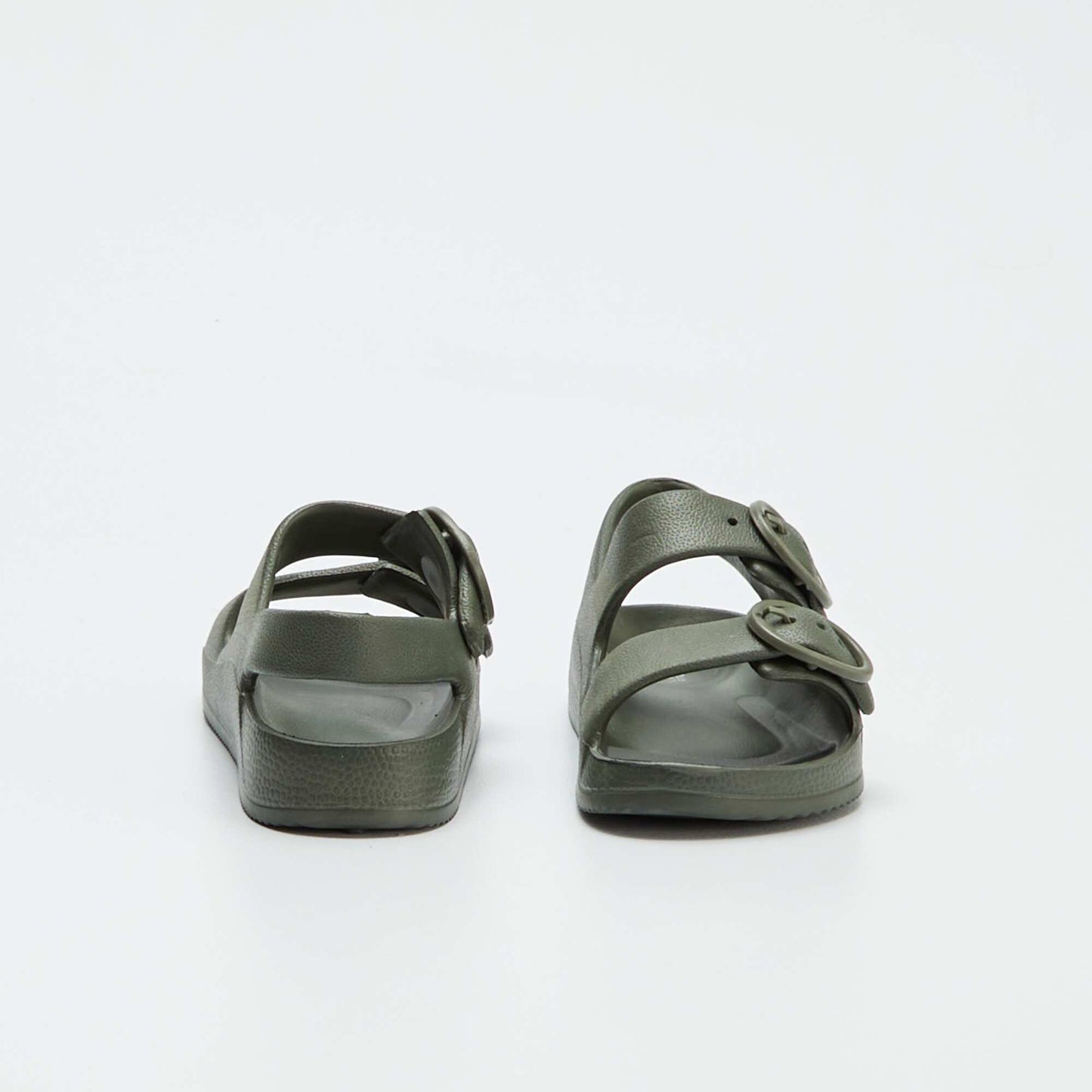 Sandales à double bride Kaki