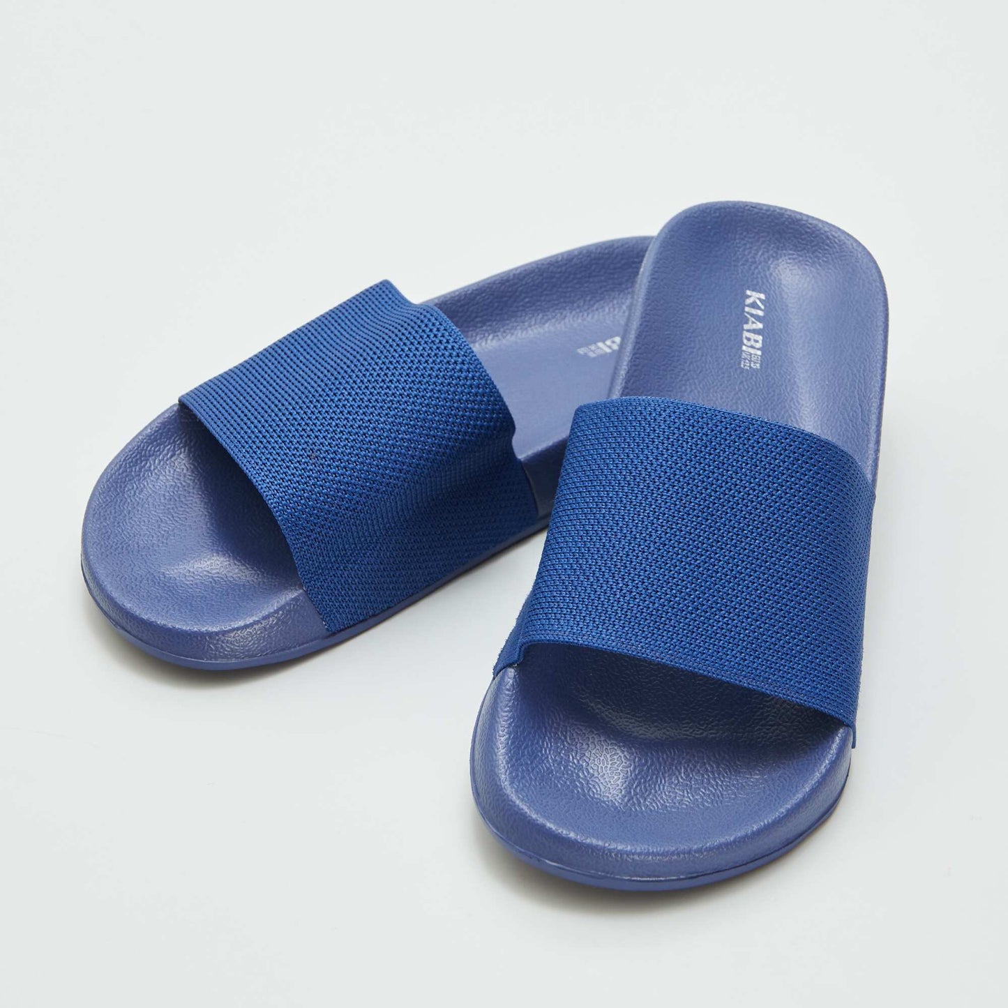 Claquettes de piscine unies Bleu