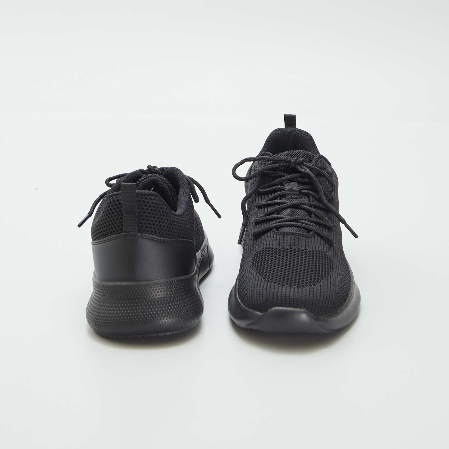 Baskets de sport en mesh Noir