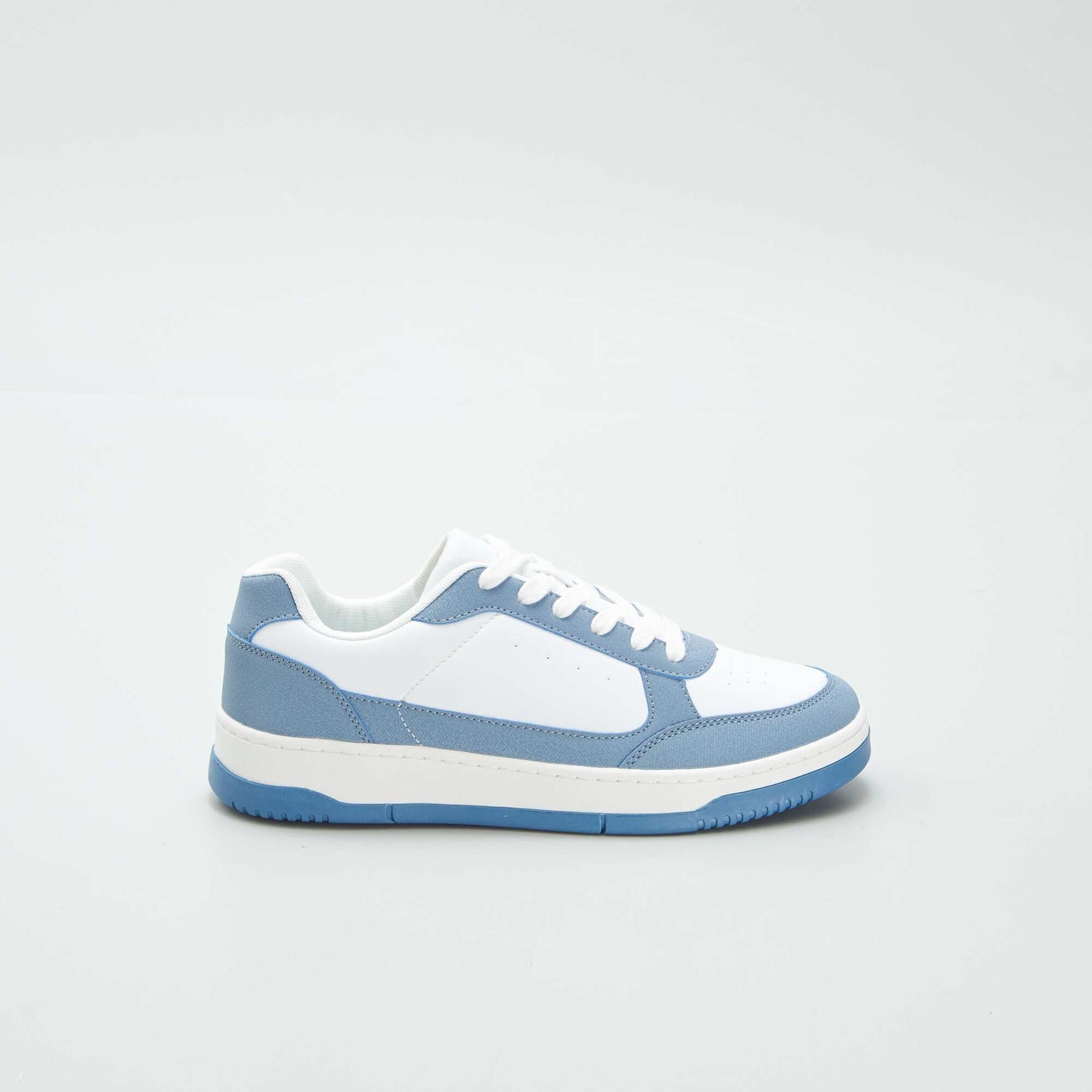 Baskets basses bicolores Blanc/bleu