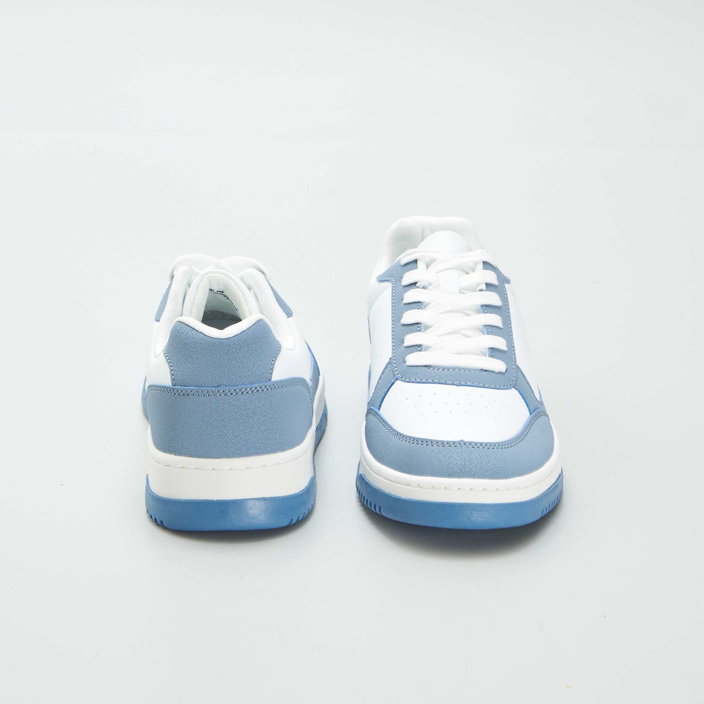 Baskets basses bicolores Blanc/bleu