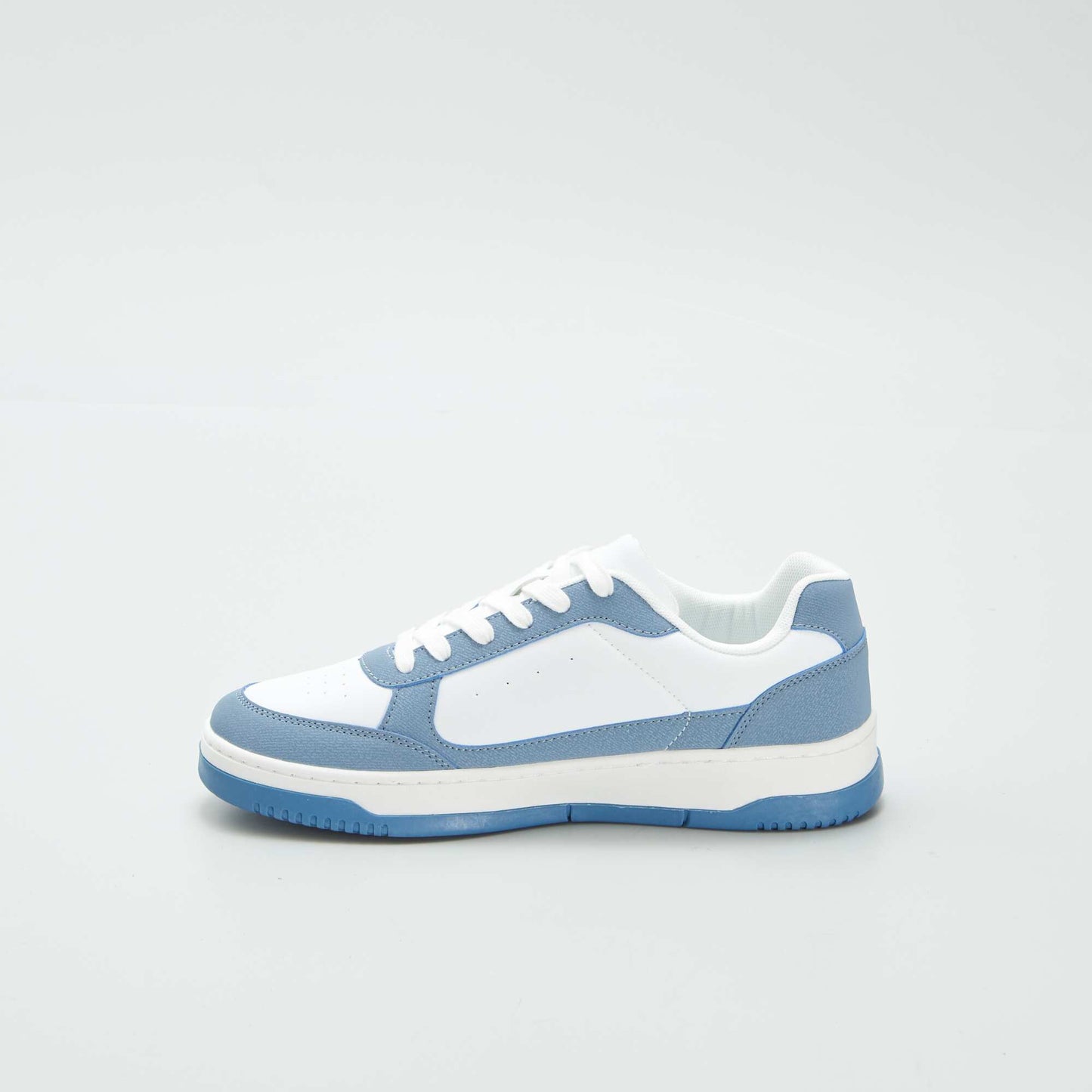 Baskets basses bicolores Blanc/bleu