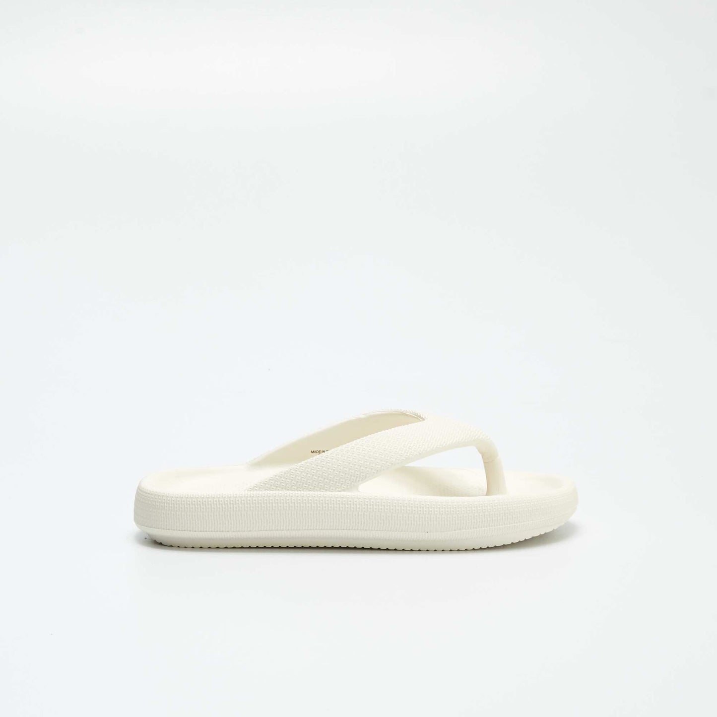 Tongs en semelle chunky Blanc
