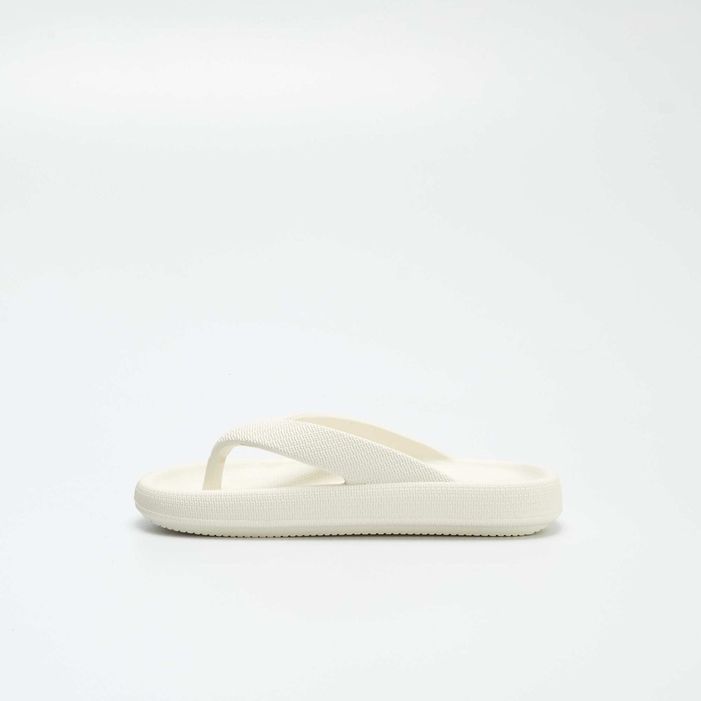 Tongs en semelle chunky Blanc