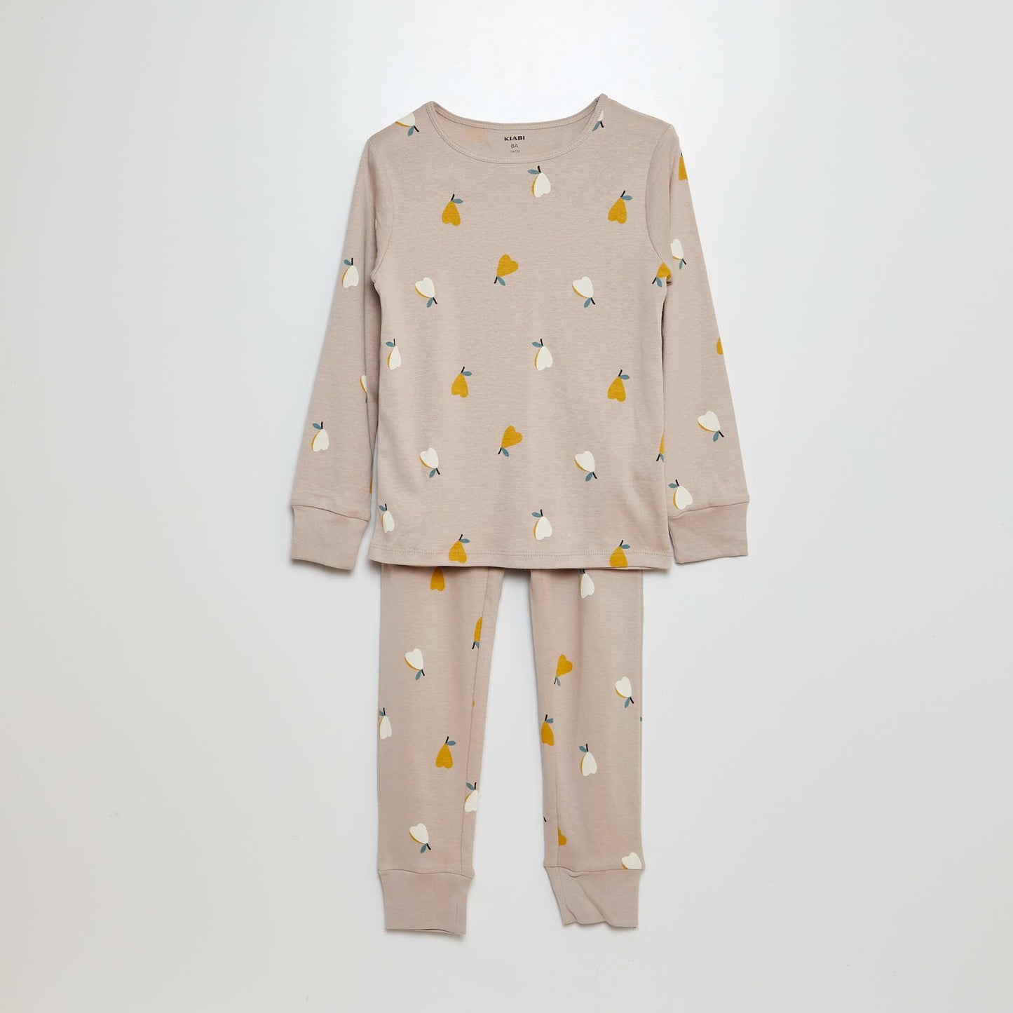 Pyjama long t-shirt + pantalon - 2 pièces Gris