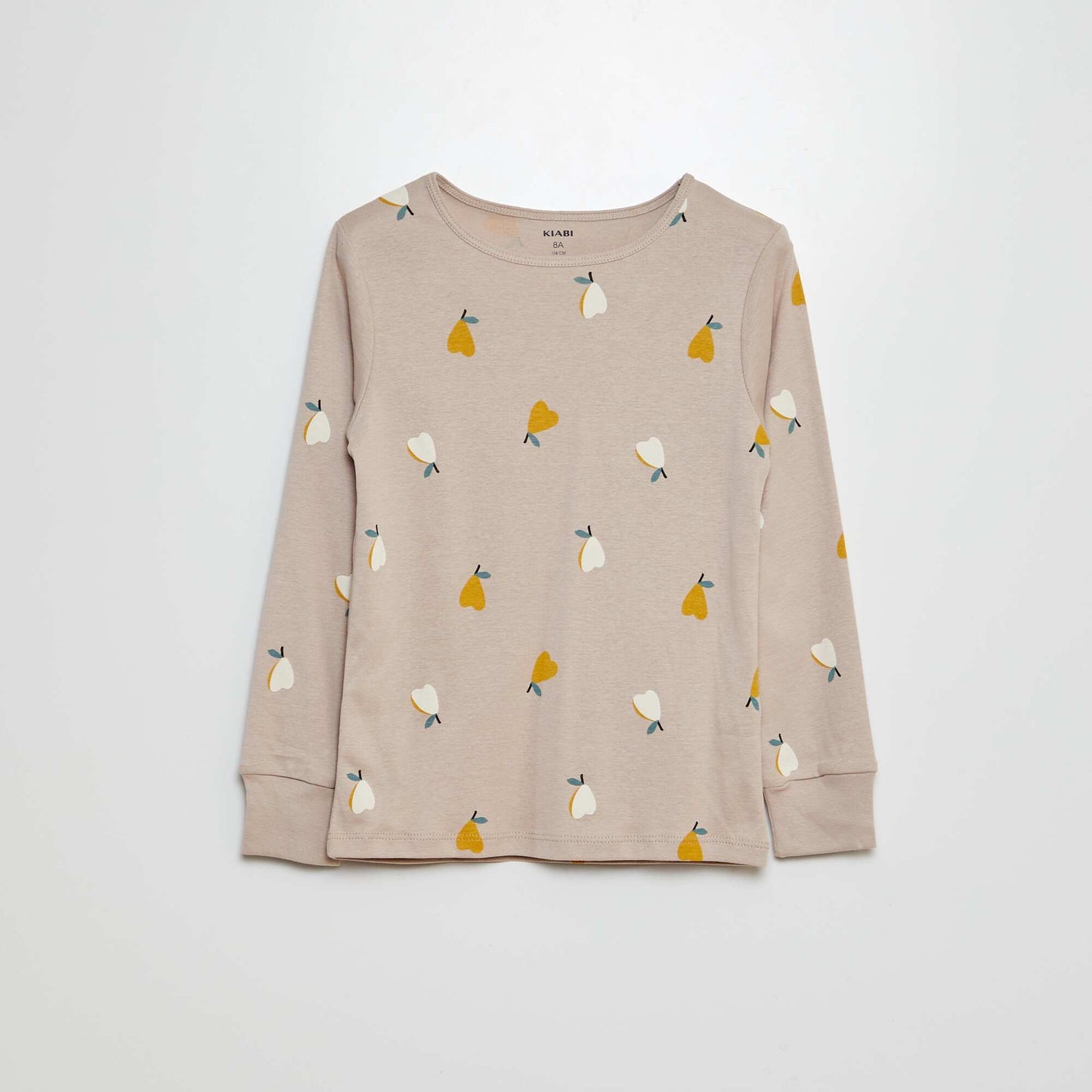 Pyjama long t-shirt + pantalon - 2 pièces Gris