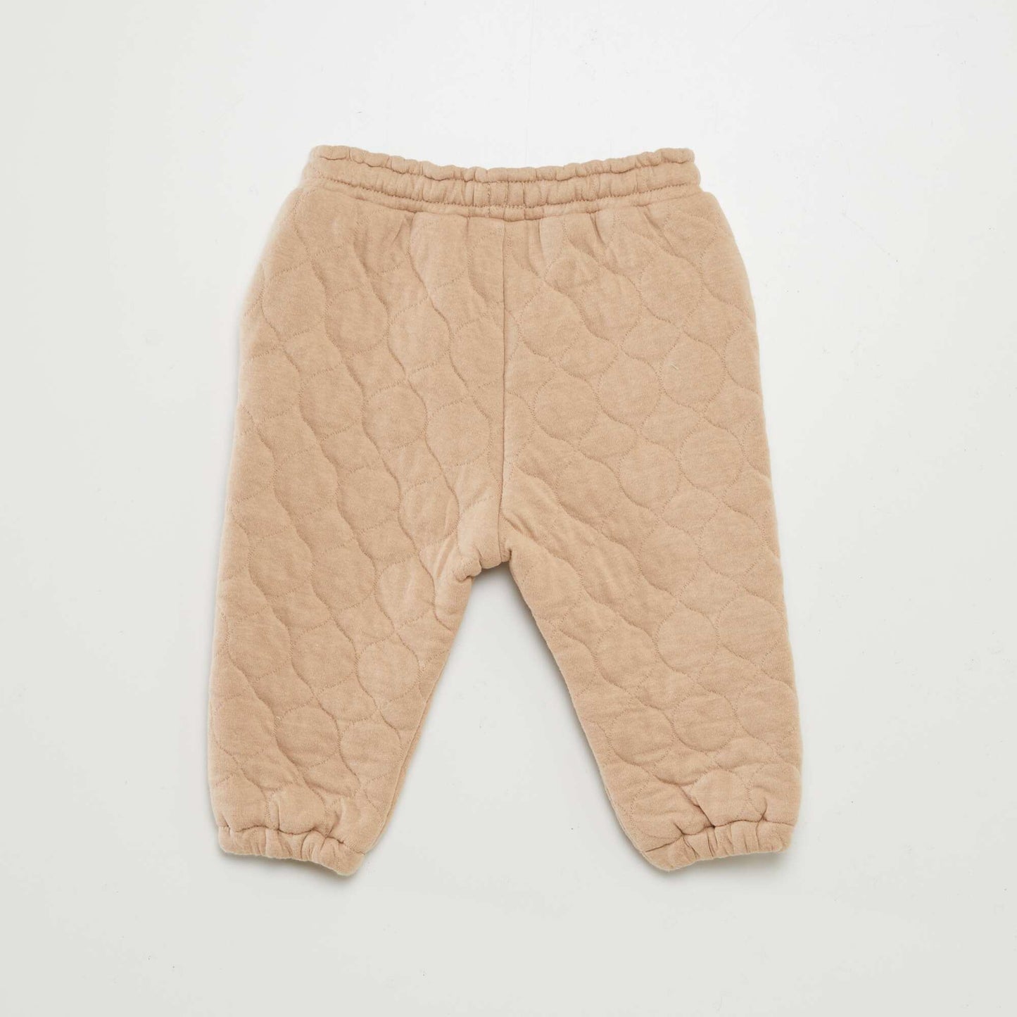 Pantalon jogging matelassé et rembourré Beige
