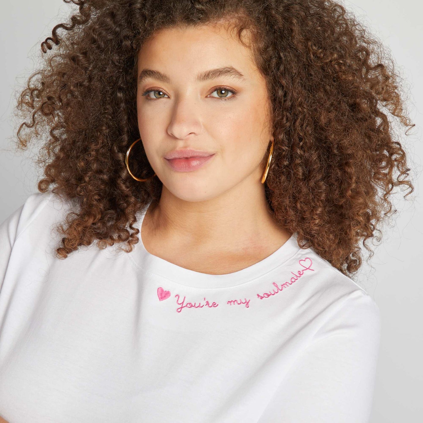 T-shirt à manches courtes - Saint-valentin BLANC